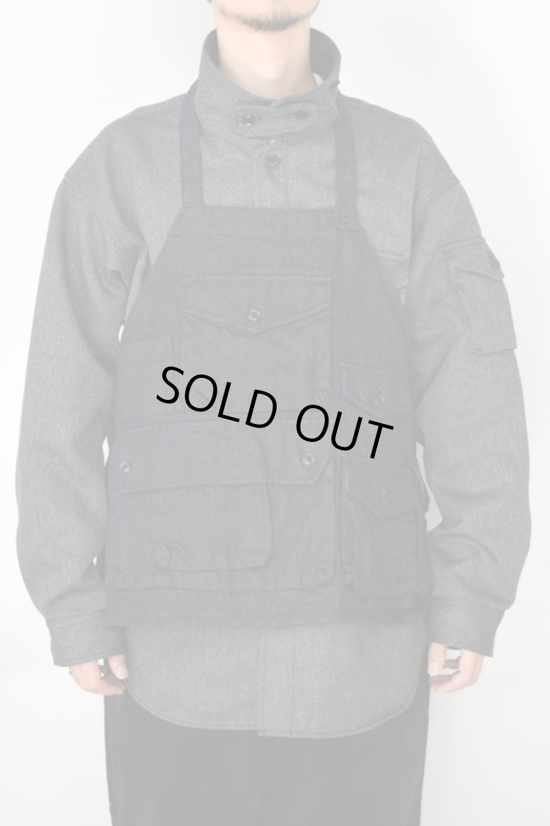 画像3: MODMNT (モドメント) ANGLER CHEST APRON [NAVY] (3)