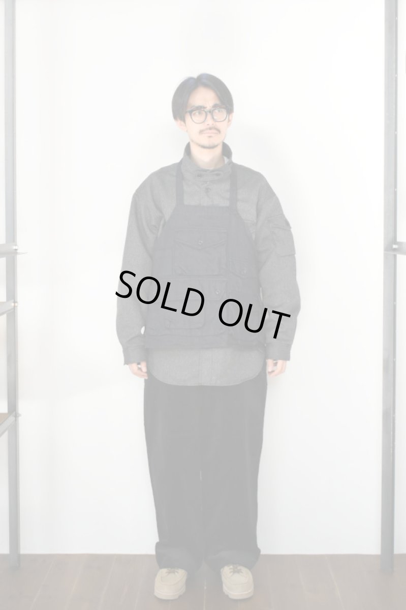 画像6: MODMNT (モドメント) ANGLER CHEST APRON [NAVY] (6)