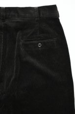 画像16: MODMNT (モドメント) WIDE CORDUROY PANTS [BLACK] (16)