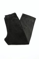 画像1: MODMNT (モドメント) WIDE CORDUROY PANTS [BLACK] (1)