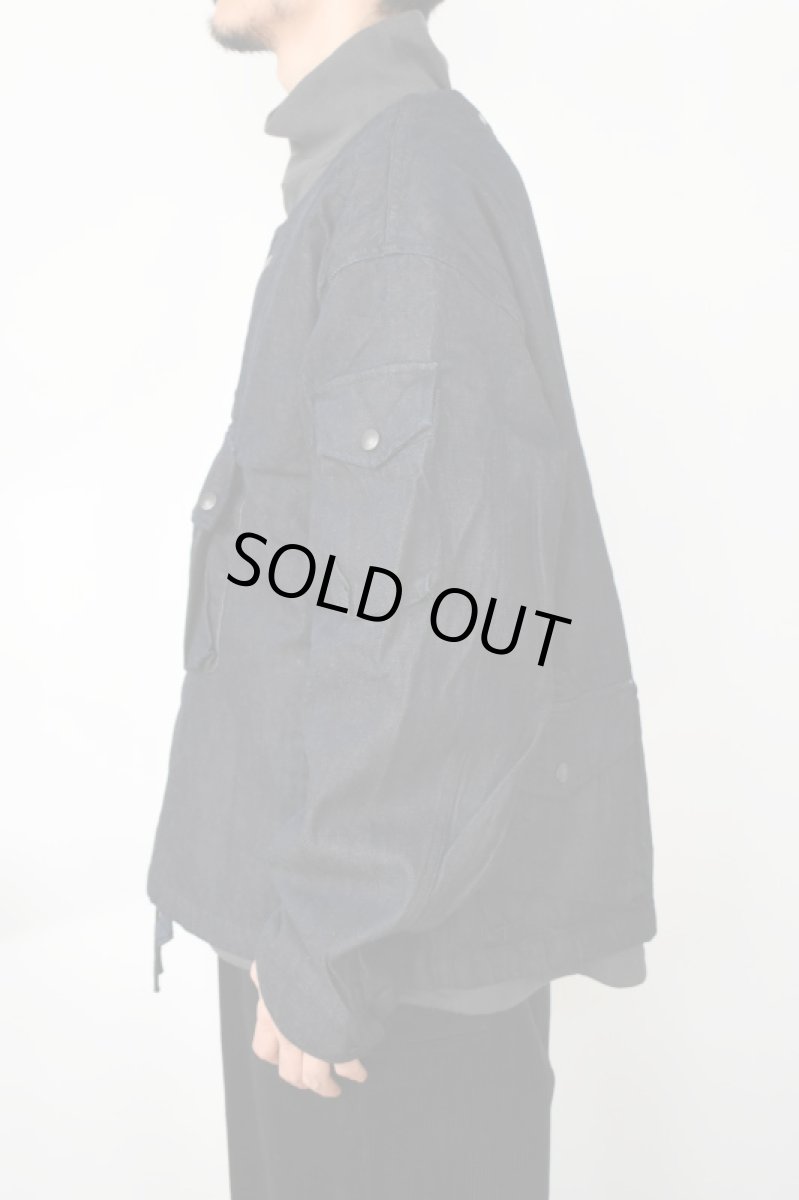 画像4: MODMNT (モドメント) COLLARLESS JKT [NAVY] (4)