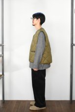 画像8: MODMNT (モドメント) LINER DOWN VEST [OLIVE] (8)