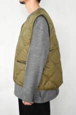 画像4: MODMNT (モドメント) LINER DOWN VEST [OLIVE] (4)
