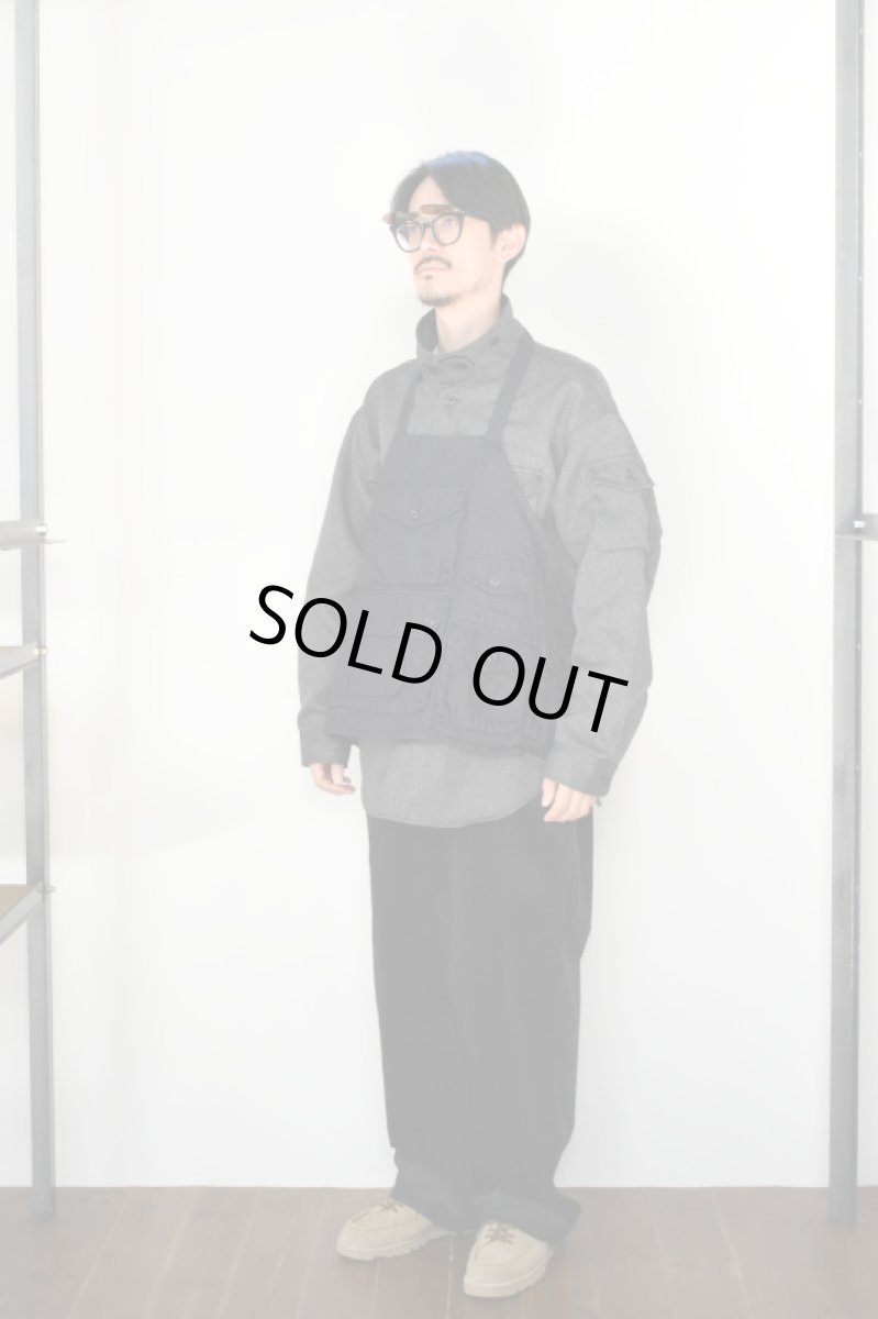 画像7: MODMNT (モドメント) ANGLER CHEST APRON [NAVY] (7)