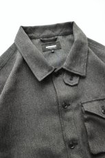 画像10: MODMNT (モドメント) T／TWEED UTILITY CPO SHIRT [GREY] (10)