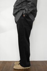 画像4: MODMNT (モドメント) WIDE CORDUROY PANTS [BLACK] (4)