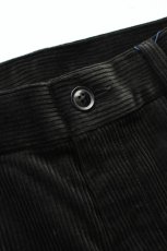 画像12: MODMNT (モドメント) WIDE CORDUROY PANTS [BLACK] (12)
