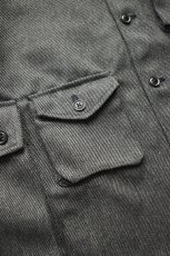 画像15: MODMNT (モドメント) T／TWEED UTILITY CPO SHIRT [GREY] (15)