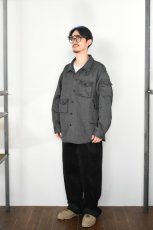 画像7: MODMNT (モドメント) T／TWEED UTILITY CPO SHIRT [GREY] (7)