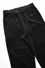 画像15: MODMNT (モドメント) WIDE CORDUROY PANTS [BLACK] (15)