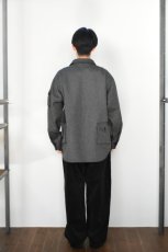 画像9: MODMNT (モドメント) WIDE CORDUROY PANTS [BLACK] (9)