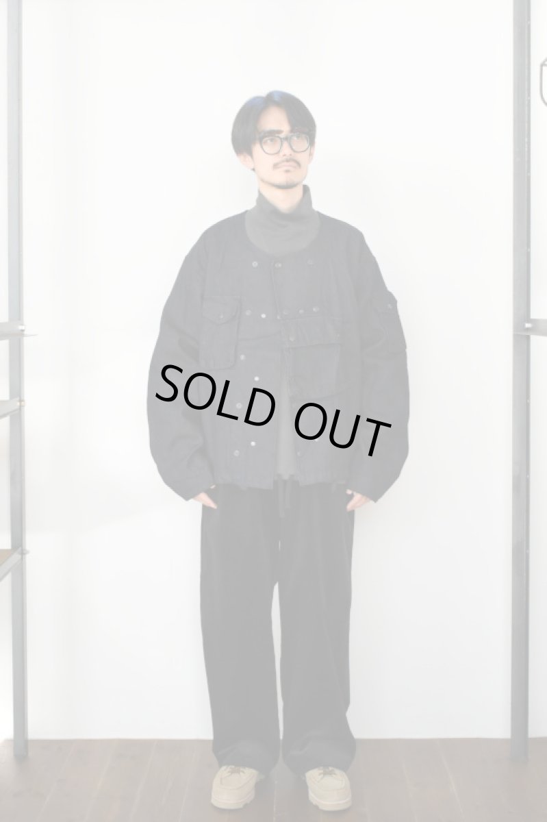 画像11: MODMNT (モドメント) COLLARLESS JKT [NAVY] (11)