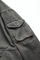 画像17: MODMNT (モドメント) T／TWEED UTILITY CPO SHIRT [GREY] (17)