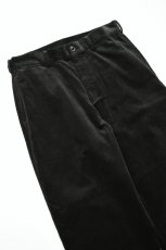 画像10: MODMNT (モドメント) WIDE CORDUROY PANTS [BLACK] (10)