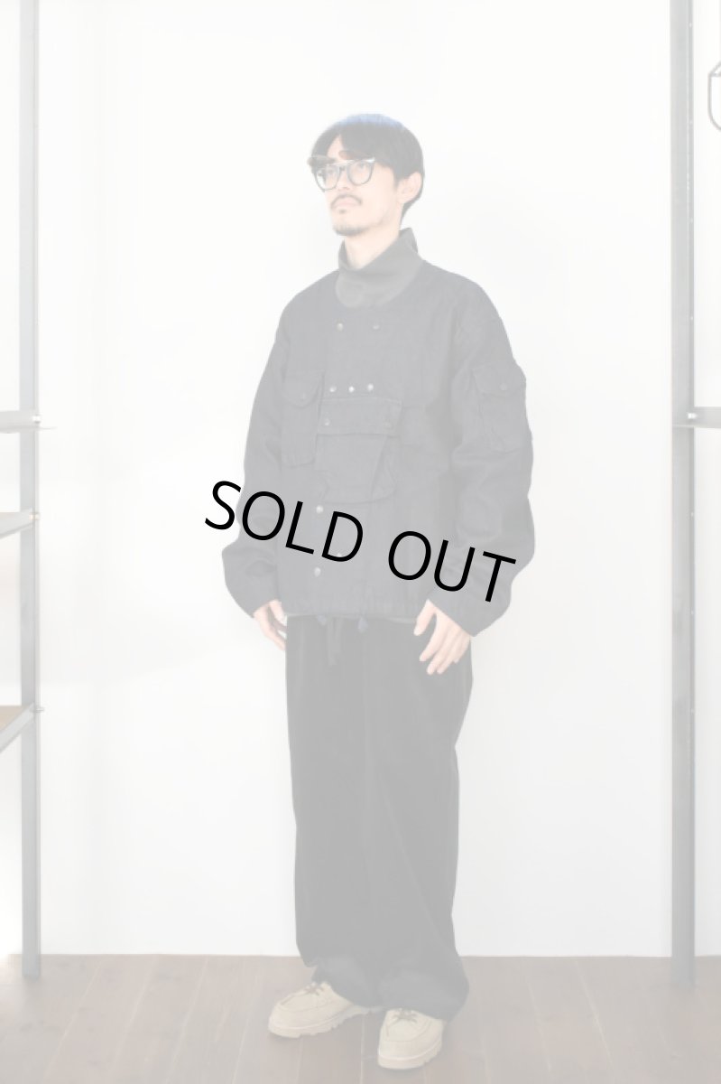 画像7: MODMNT (モドメント) COLLARLESS JKT [NAVY] (7)