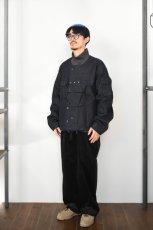 画像7: MODMNT (モドメント) COLLARLESS JKT [NAVY] (7)