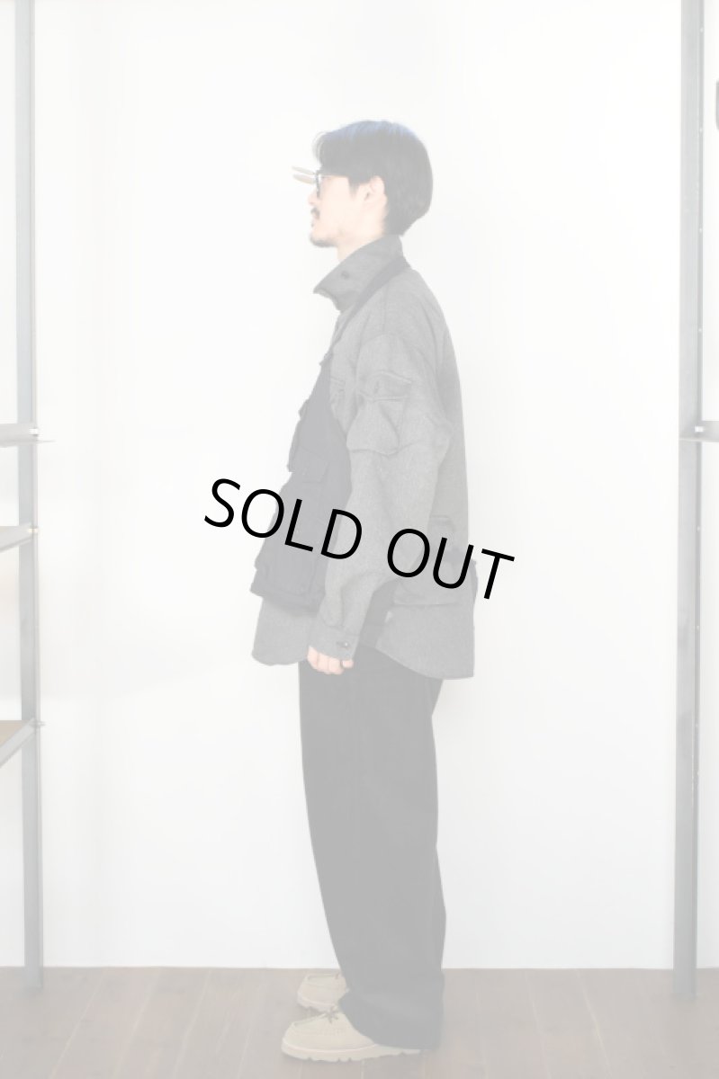 画像8: MODMNT (モドメント) ANGLER CHEST APRON [NAVY] (8)