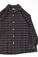 SOWBOW (ソウボウ) 蒼氓シャツ One Piece Collar Wide Shirts [DK.INDIGO]