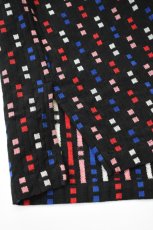 画像19: SOWBOW (ソウボウ) SOWBOW SHIRT ONE PIECE COLLAR WIDE "CHIKUGO-ORI" CUBE [BLACK] (19)