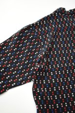 画像23: SOWBOW (ソウボウ) SOWBOW SHIRT ONE PIECE COLLAR WIDE "CHIKUGO-ORI" CUBE [BLACK] (23)