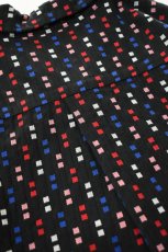 画像22: SOWBOW (ソウボウ) SOWBOW SHIRT ONE PIECE COLLAR WIDE "CHIKUGO-ORI" CUBE [BLACK] (22)