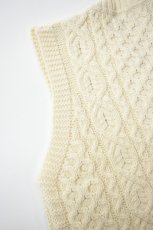 画像17: PEREGRINE (ペレグリン) HUDSON ARAN VEST [ECRU] (17)
