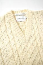 画像10: PEREGRINE (ペレグリン) HUDSON ARAN VEST [ECRU] (10)