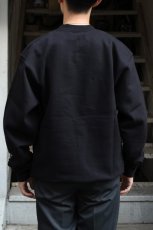 画像5: BAYSIDE (ベイサイド) Crew Neck Sweatshirt [BLACK] (5)