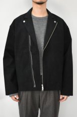 画像10: FLISTFIA (フリストフィア) Riders Wide Jacket [BLACK] (10)