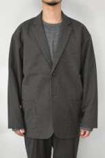 画像10: FLISTFIA (フリストフィア) Loose Fit Jacket Cardigan [BROWN HOUNDSTOOTH] (10)