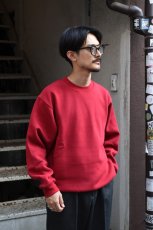 画像7: BAYSIDE (ベイサイド) Crew Neck Sweatshirt [CARDINAL] (7)
