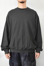 画像3: handvaerk (ハンドバーク) 30/2 CREW NECK L/S T-SHIRT [LICORICE] (3)