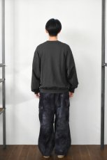 画像9: handvaerk (ハンドバーク) 30/2 CREW NECK L/S T-SHIRT [LICORICE] (9)
