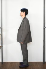 画像8: FLISTFIA (フリストフィア) Loose Fit Jacket Cardigan [BROWN HOUNDSTOOTH] (8)