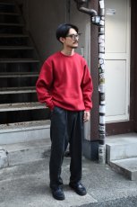 画像6: BAYSIDE (ベイサイド) Crew Neck Sweatshirt [CARDINAL] (6)