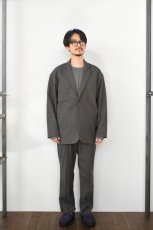 画像11: FLISTFIA (フリストフィア) Loose Fit Jacket Cardigan [BROWN HOUNDSTOOTH] (11)