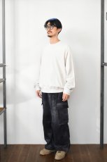 画像7: handvaerk (ハンドバーク) 30/2 CREW NECK L/S T-SHIRT [THUNDER] (7)