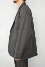 画像4: FLISTFIA (フリストフィア) Loose Fit Jacket Cardigan [BROWN HOUNDSTOOTH] (4)