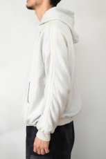画像4: A.D.A.N (エーディーエーエヌ) D/S HOODED P/F SWEAT SHIRTS [OATMEAL] (4)
