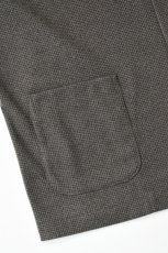画像15: FLISTFIA (フリストフィア) Loose Fit Jacket Cardigan [BROWN HOUNDSTOOTH] (15)