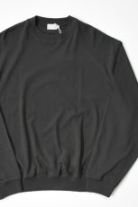 画像1: handvaerk (ハンドバーク) 30/2 CREW NECK L/S T-SHIRT [LICORICE] (1)