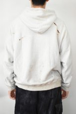 画像5: A.D.A.N (エーディーエーエヌ) D/S HOODED P/F SWEAT SHIRTS [OATMEAL] (5)