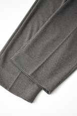 画像14: FLISTFIA (フリストフィア) Tuck Wide Trousers [BROWN HOUNDSTOOTH] (14)