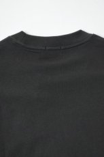 画像15: handvaerk (ハンドバーク) 30/2 CREW NECK L/S T-SHIRT [LICORICE] (15)