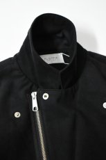 画像13: FLISTFIA (フリストフィア) Riders Wide Jacket [BLACK] (13)