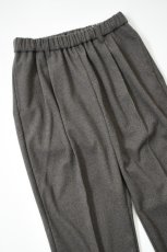 画像10: FLISTFIA (フリストフィア) Tuck Wide Trousers [BROWN HOUNDSTOOTH] (10)