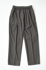 画像2: FLISTFIA (フリストフィア) Tuck Wide Trousers [BROWN HOUNDSTOOTH] (2)