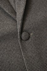 画像16: FLISTFIA (フリストフィア) Loose Fit Jacket Cardigan [BROWN HOUNDSTOOTH] (16)