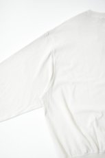 画像16: handvaerk (ハンドバーク) 30/2 CREW NECK L/S T-SHIRT [THUNDER] (16)