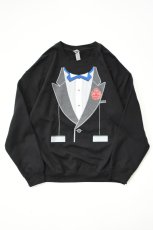 画像2: NOVELTY TEES (ノベルティティーズ) TUXEDO PRINT SWEAT [BLUE/BLACK] (2)